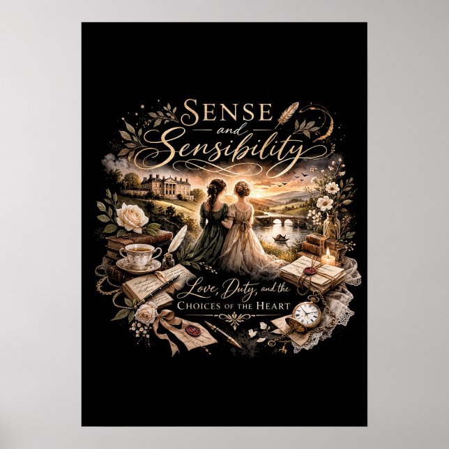 Poster Raison et Sensibilité (Devant)