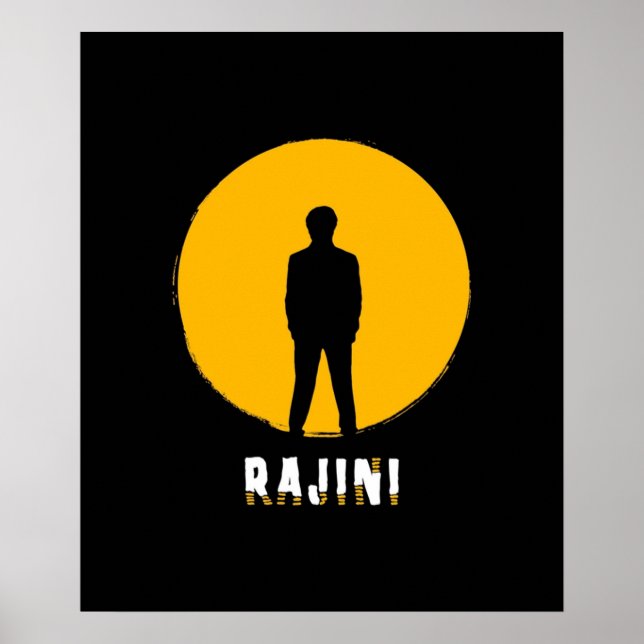Poster RAJINIKANTH Thalaivar (Devant)