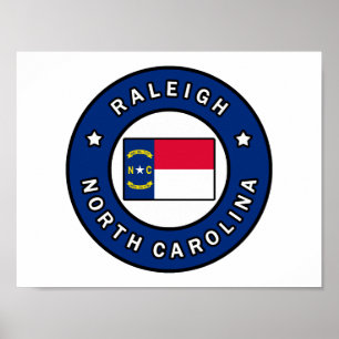 Poster Raleigh Caroline du Nord