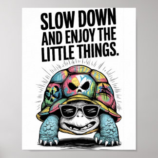 Poster Ralentir, Tortue