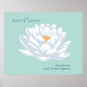 Poster Ralentissez, Ain’t Times Carré - Le Lotus Blanc