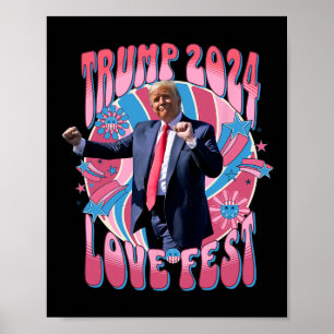 Poster Rally Love Fest Danser Retro Super Funny Lovefes