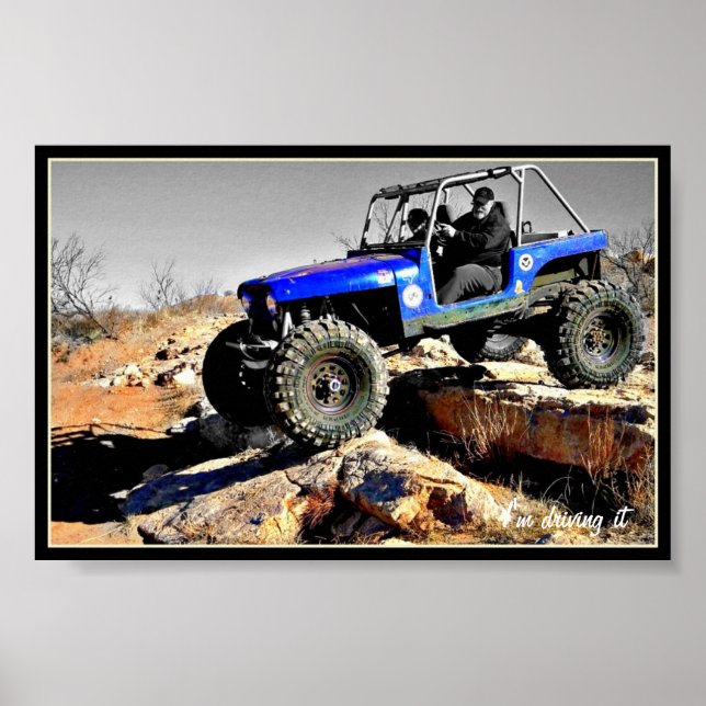 Poster Rallye 4 x 4 (Devant)
