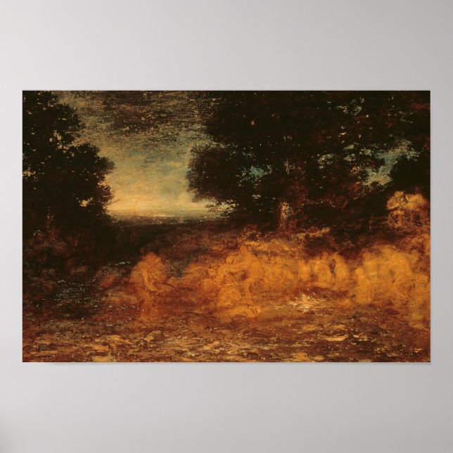 Poster Ralph Albert Blakelock - Danse fantôme (Devant)