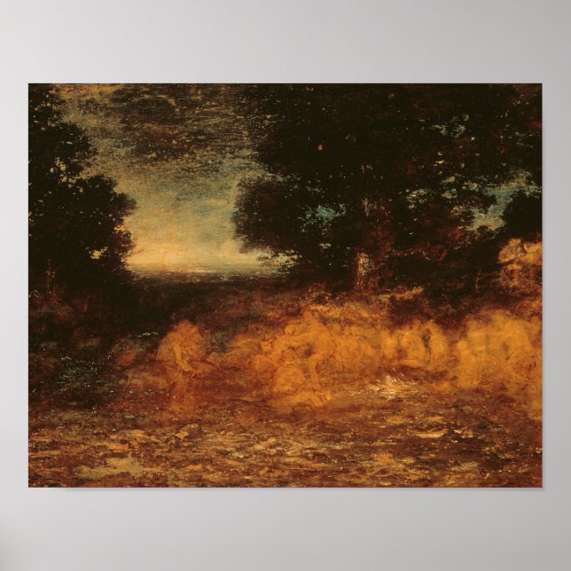 Poster Ralph Albert Blakelock - Danse fantôme (Devant)
