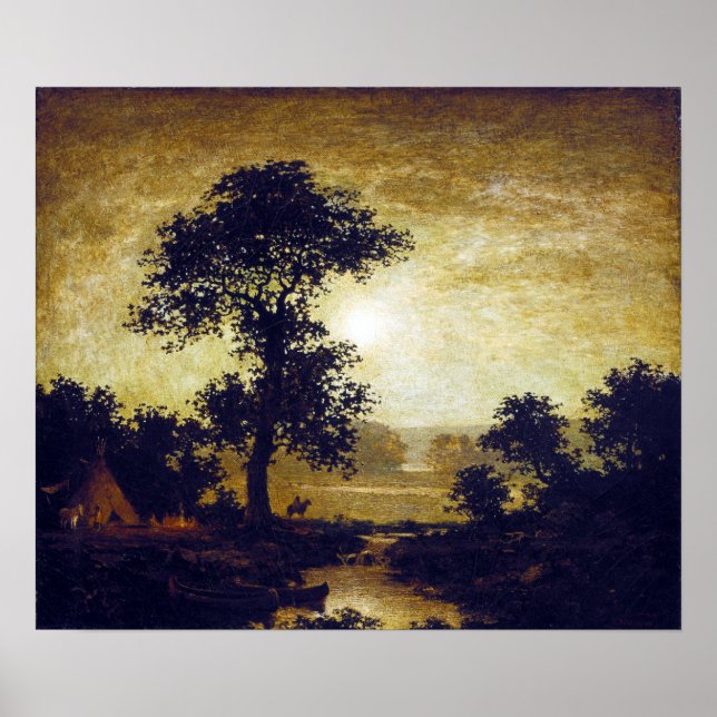 Poster Ralph Albert Blakelock Moonlight (Devant)