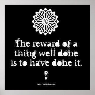 Poster Ralph Waldo Emerson - Paroles de sagesse