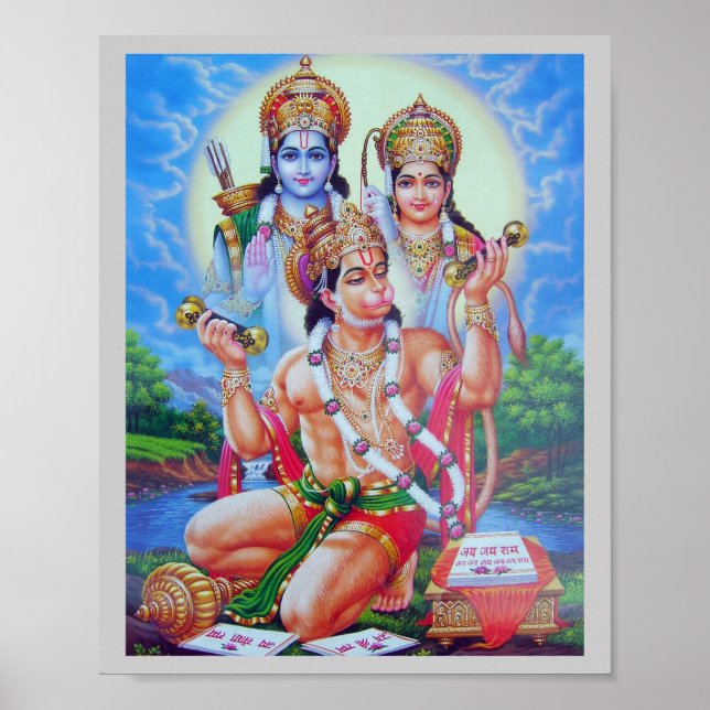 Poster Ram-Sita-Hanumana (Devant)