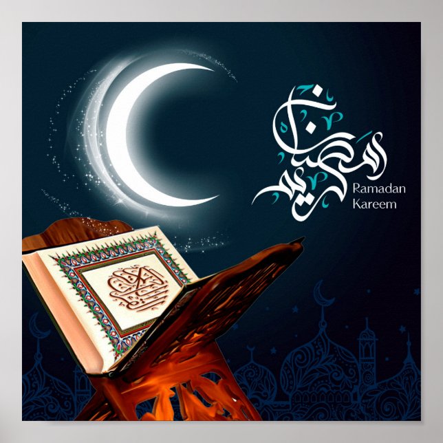 Poster Ramadan Al Adha et fitr islamique (Devant)