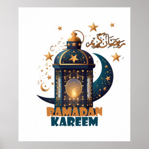 Poster Ramadan Kareem Moubarak ramadan 2024