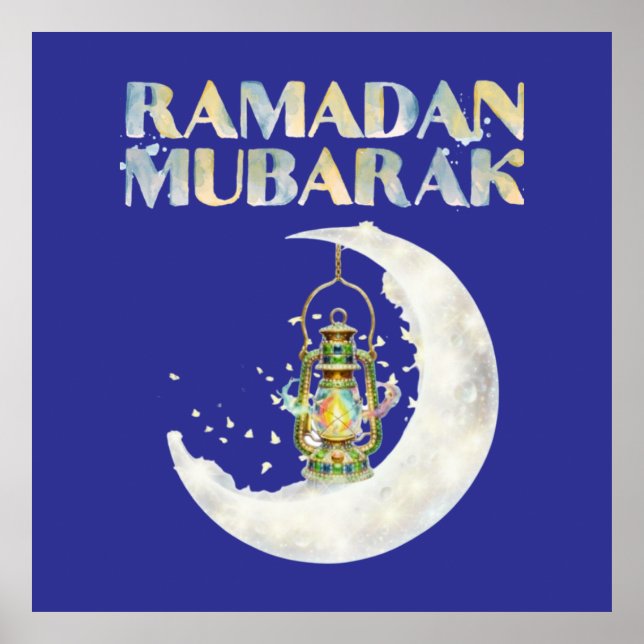 Poster Ramadan Mubarak (Devant)