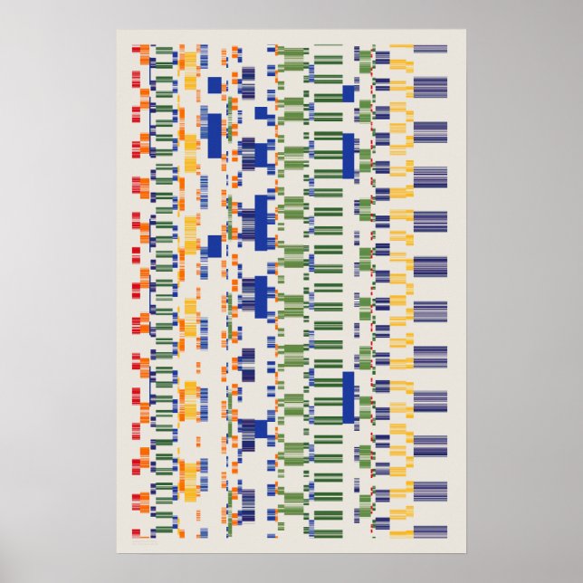 Poster Ramanujan Numbers Pattern  (Devant)