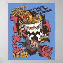 Ramen Attaque Kaiju Japonais