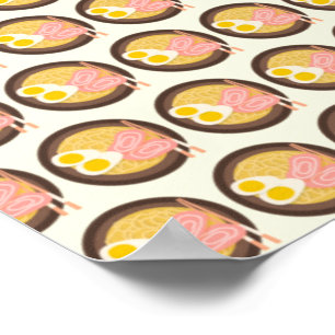 Poster Ramen Nouilles Soupe Amoureux de la nourriture jap