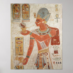 Poster Ramesses III dans la robe de bataille