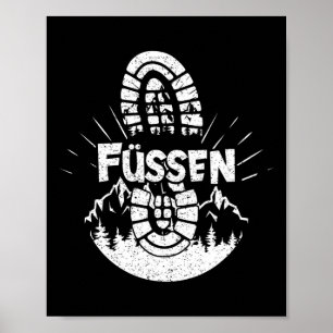 Poster Randonnée à Füssen en Allemagne Vacancier Randonne