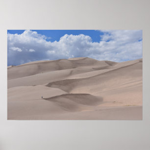 Poster Randonnée dans les Grandes Dunes, Colorado