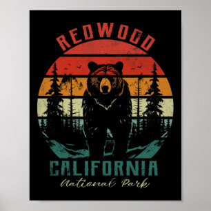 Poster Randonnée pour enfants au Redwood National Park Vi