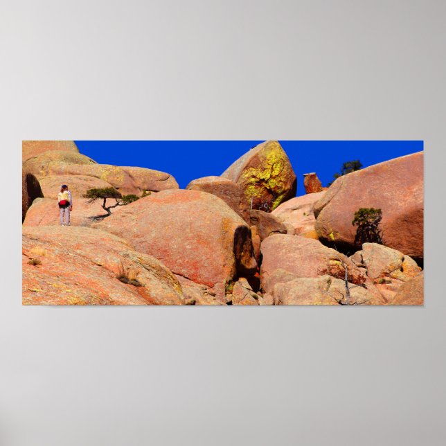 Poster Randonnée Wichitas IV - Couleur saturée (Devant)