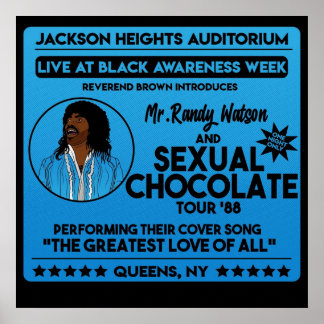 Poster Randy watson en tournée