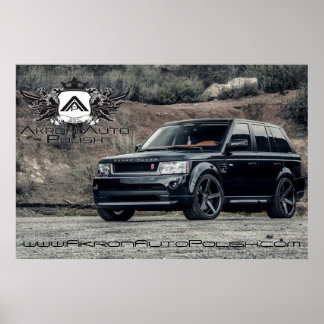 Poster Range Rover, Akron Auto polonais