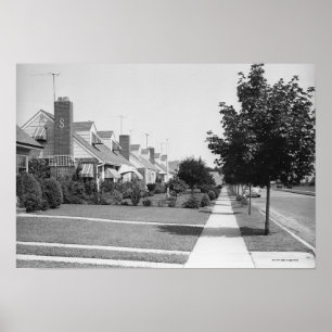 Poster Rangée de maisons