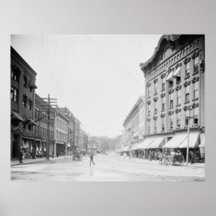 Poster Rangée des marchands