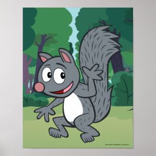 Poster Ranger Rick   Écureuil gris