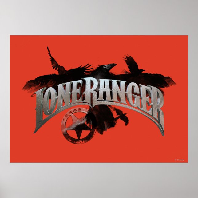 Poster Ranger solitaire - Corneilles et insigne 2 (Devant)