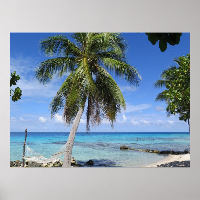 Poster Rangiroa Polynésie française (Devant)