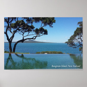 Poster Rangitoto Island, Nouvelle-Zélande