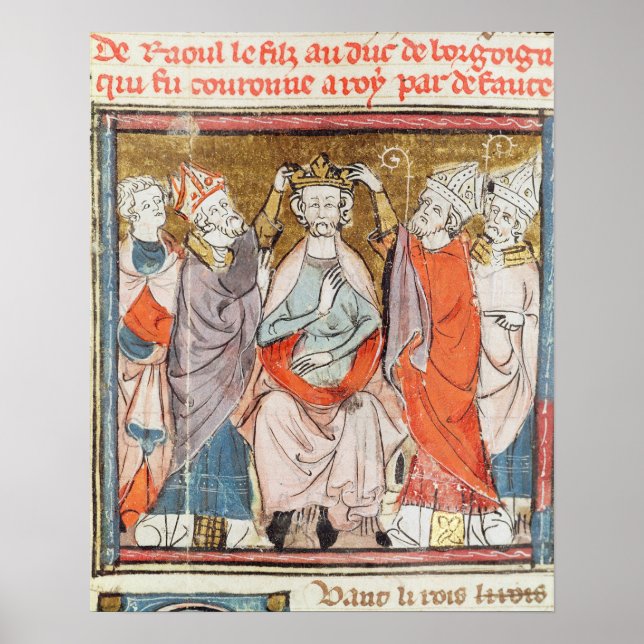 Poster Raoul, fils du duc de Bourgogne (Devant)