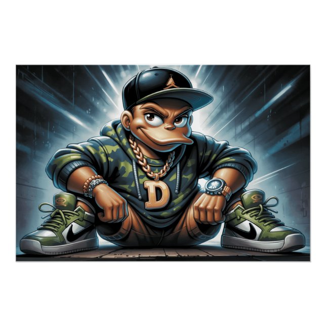 Poster Rap Duck (Devant)