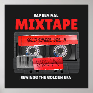 Poster Rap Revival Golden Era Mixtape