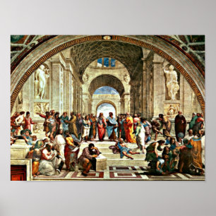 Poster Raphael art - School of Athens -