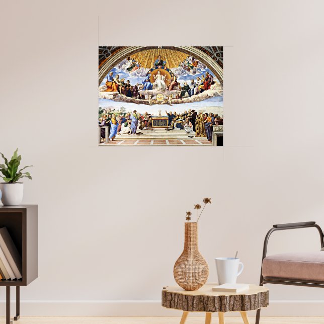 Poster Raphael - Différends du Saint Sacrement (Salon 3)