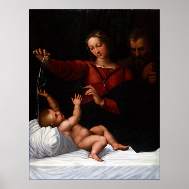 Poster Raphael La Sainte Famille (Devant)