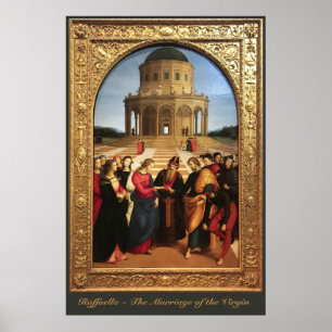Poster Raphael - Le mariage de la Vierge - peinture