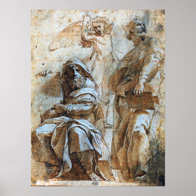 Poster Raphaël - Les prophètes Osée et Jonas (Devant)