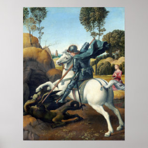 Poster Raphael Saint George and the Dragon