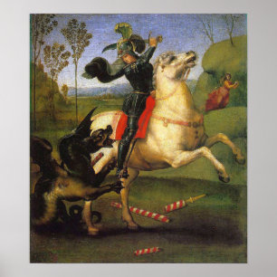 Poster Raphael - Saint George et le Dragon