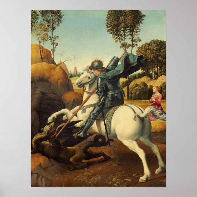 Poster Raphael - Saint George Et Le Dragon (Devant)
