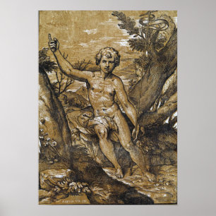 Poster Raphael - Saint Jean La Prêche Baptiste