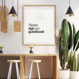 Poster Rappel du livre d'or, informations sur l'auberge e