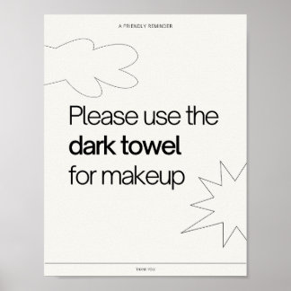 Poster Rappel imprimable auberge pensions bed & breakfast