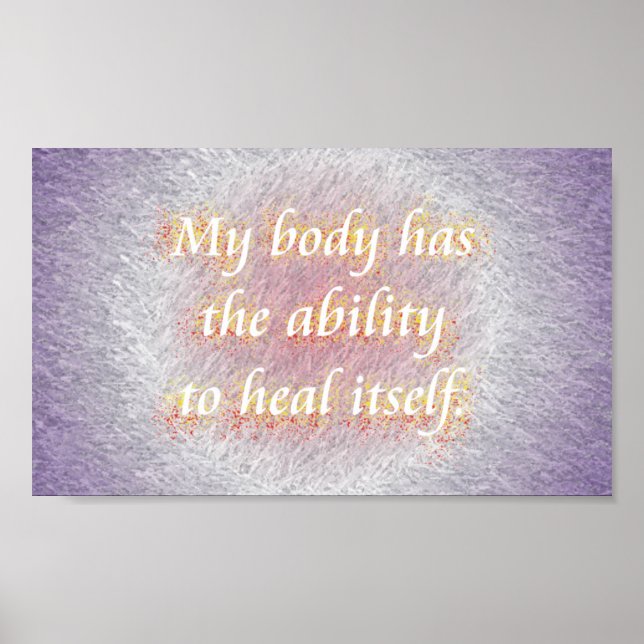 Poster Rappel quotidien - Capacité (Devant)