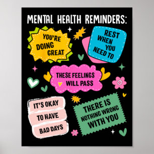Poster Rappels de santé mentale