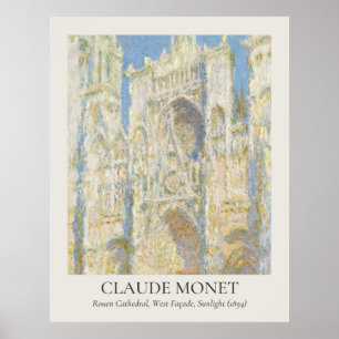 Poster Rapport Claude Monet Vintage Wall Art 11x14