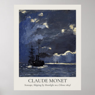 Poster Rapport Claude Monet Vintage Wall Art 11x14