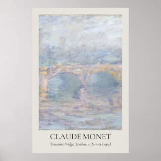 Poster Rapport Claude Monet Vintage Wall Art 2x3